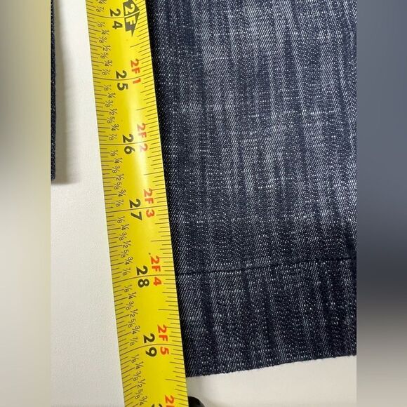 Vintage Y2K 00s Abby Z Denim Pants Blue Gray Straight Size 18W - Picture 10 of 16